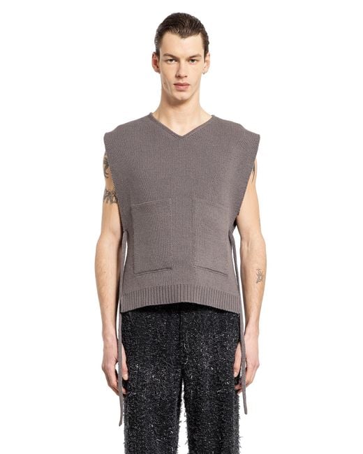 Craig Green Purple Tape Knit Vest for men