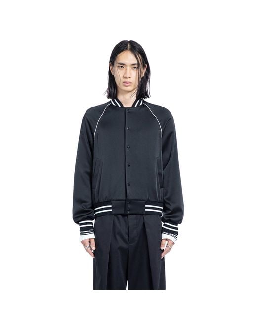 Ann Demeulemeester Blue Esko Bomber for men