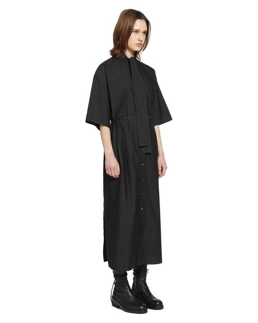 Lemaire Black Reversible Tube Dress