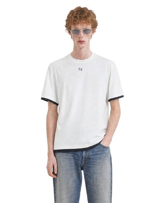 Fendi White Cotton T-Shirt for men