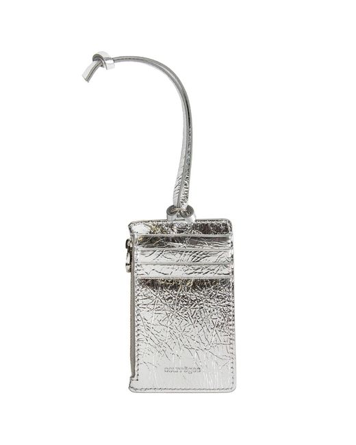 Courreges White Leather Cardholder