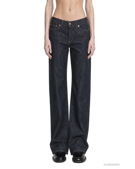 Our Legacy Blue Rover Cut Jeans