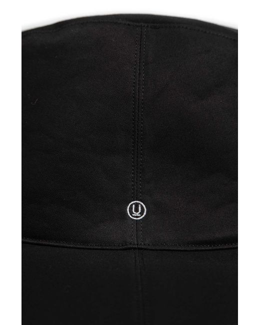 Undercover Black Cotton Drill Hat for men