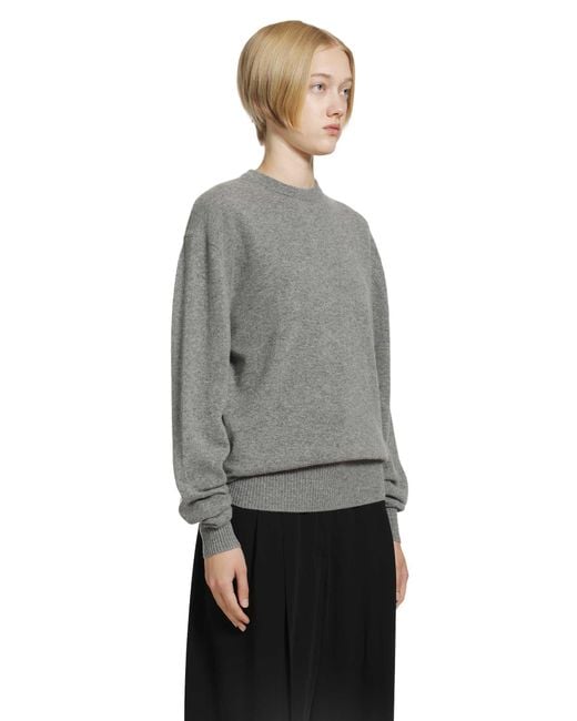Totême  Gray Classic Cashmere Sweater