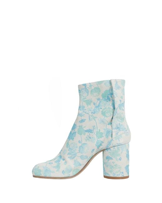 Maison Margiela Blue Tabi Ankle Boots