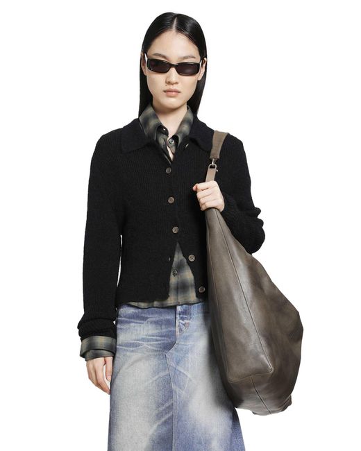 Our Legacy Black Mazzy Polo Cardigan