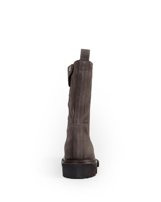 Rick Owens Brown Temple Creeper Gabe Ankle Boots for men