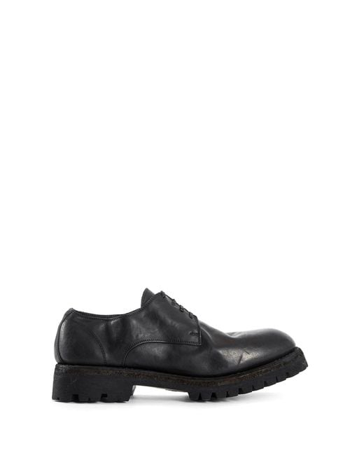 Guidi Black Lace-Ups for men