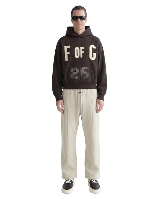 Fear Of God Black F Of G Classic Fit Raglan Hoodie for men
