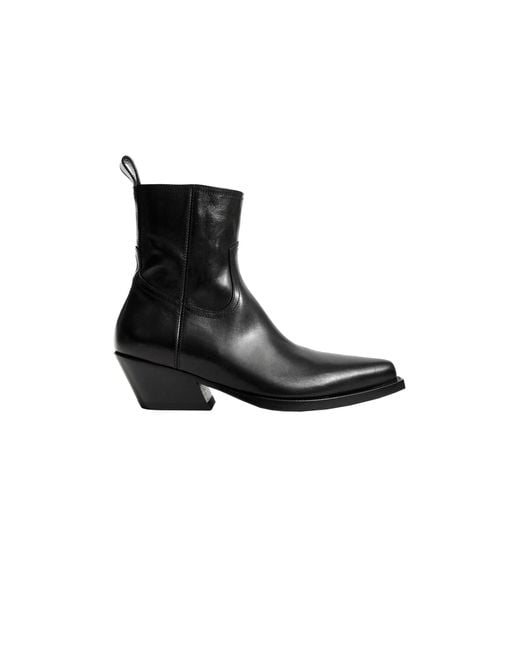 Ann Demeulemeester Black Imme Pointy Ankle Boots