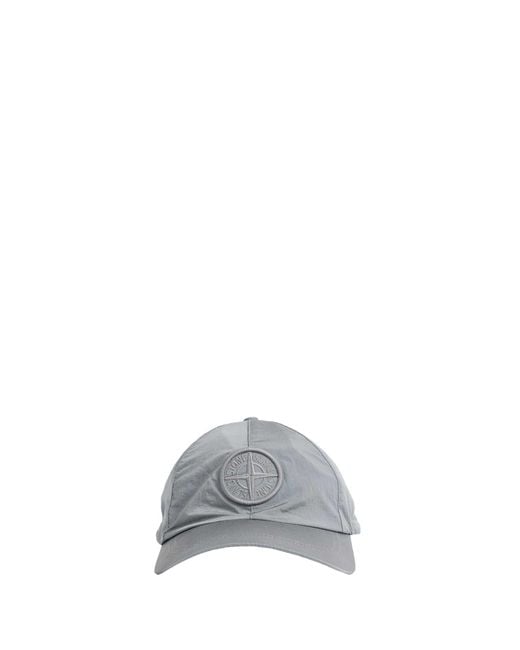 Stone Island Gray 9100011 Baseball Cap for men