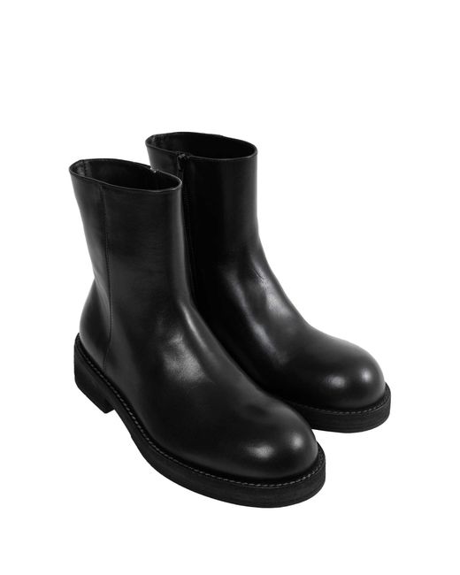 Ann Demeulemeester Black Helfred Ankle Boots for men