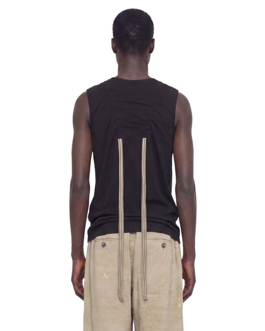 Ziggy Chen Blue Ribbon Strap Sleeveless Top for men