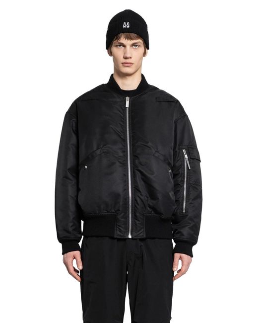 44 Label Group Black Profiler Bomber for men