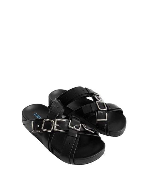 Loewe Black Type Fussbett Sandals