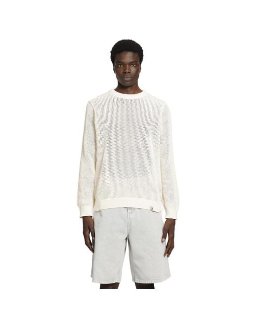 Carhartt White Stockton Sweater for men