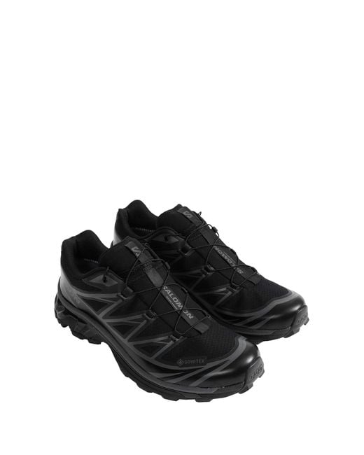 Salomon Black Xt-6 Gore-Tex Sneakers for men