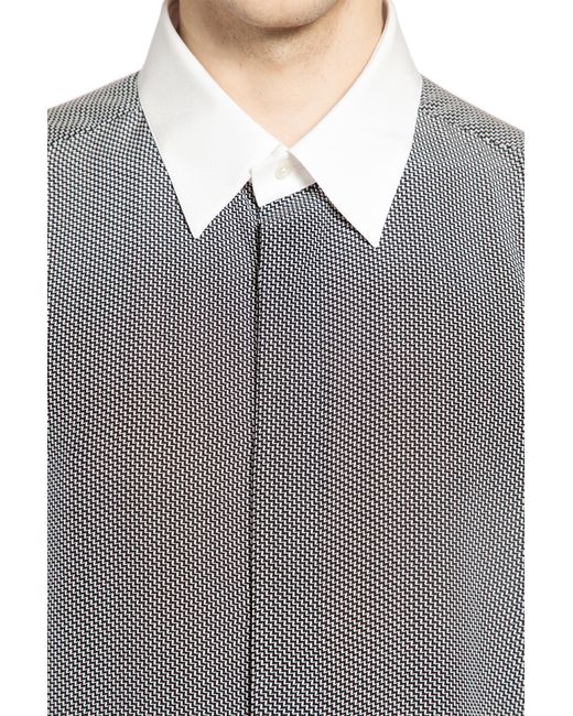 Tom Ford Gray 3D Classic Shirt for men
