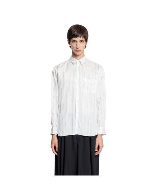 Comme des Garçons White Pocket Shirt for men