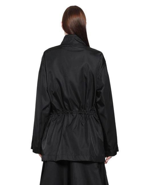 Prada Black Re-Nylon Rain Jacket