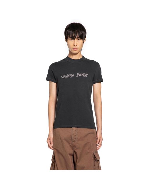 ERL Black Wanna Party T-Shirt for men