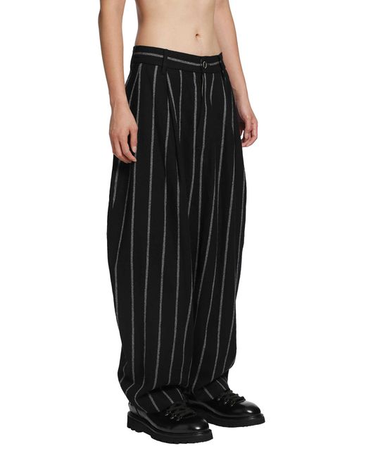 Uma Wang Black Patina Pants for men