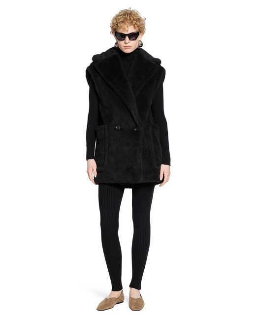 Max Mara Black Wool Cashmere Turtleneck Jumper