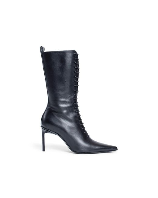Ann Demeulemeester Blue Casey Lace-Up Boots
