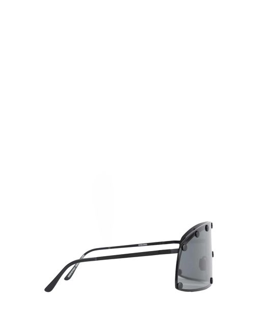 Rick Owens Gray Shielding Sunglasses for men