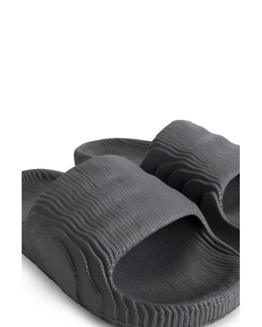 Adidas Gray Adilette 22 Slides