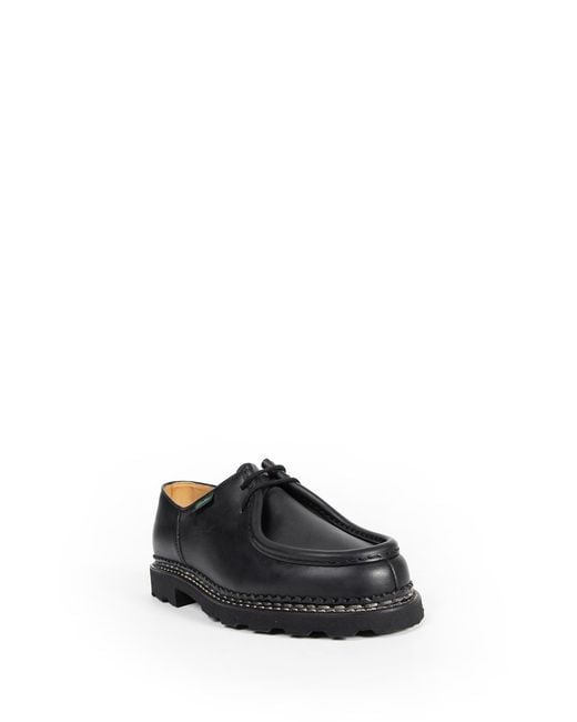 Paraboot Black Michael Derby Shoes for men