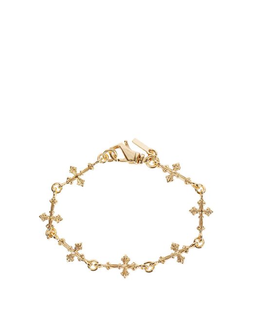 Emanuele Bicocchi Metallic Avelli Multi Cross Bracelet for men