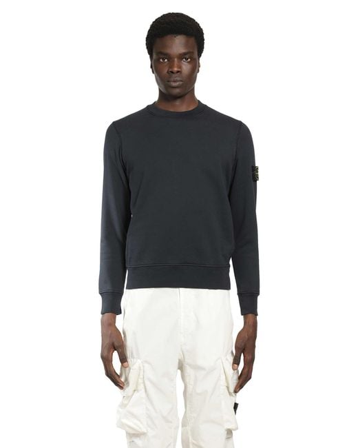 Stone Island Black 6100060 Crewneck Sweatshirt for men