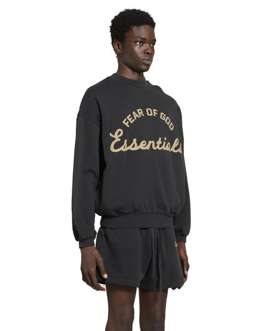 Fear Of God Black Training 90S Crewneck Sweatshirt for men