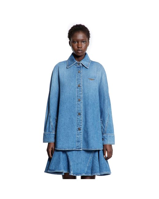 Givenchy Blue Cocoon Shirt