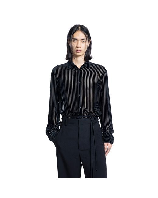 Ann Demeulemeester Black Andre Classic Shirt for men