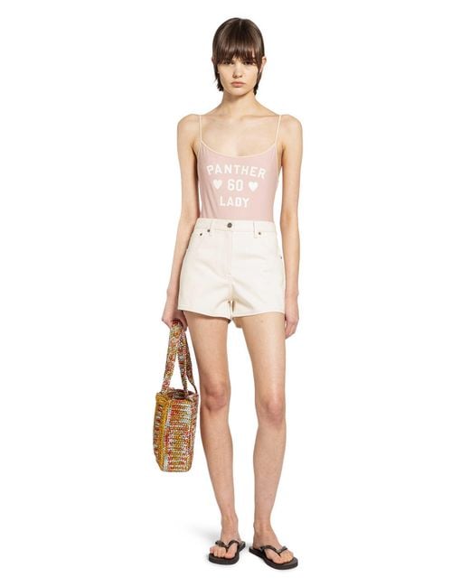 Valentino Pink Printed Swimsuit