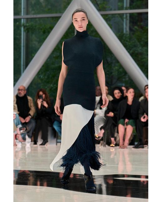 Alaïa Black Curved Dress