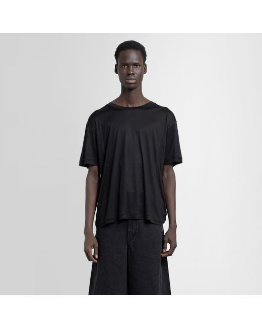 Lemaire Black T-shirts for men