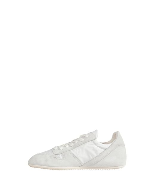 Rick Owens White Temple Minimal Sneakers for men