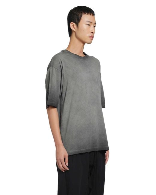 Thom Krom Gray Relaxed Fit T-Shirt for men
