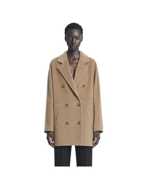 Max Mara Natural Short Rebus Coat