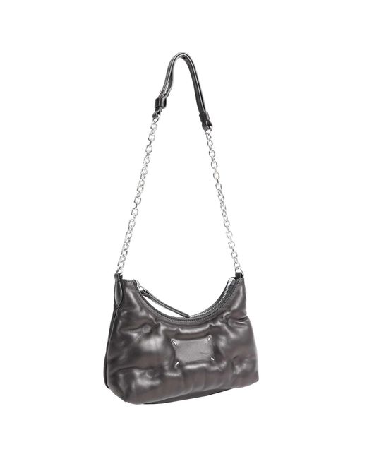 Maison Margiela Black Glam Slam Hobo Micro Bag for men