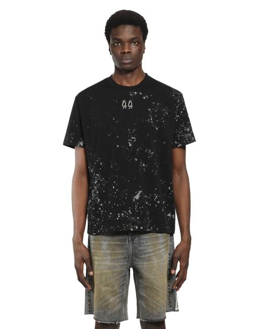 44 Label Group Black T-Shirt Stain 44 for men