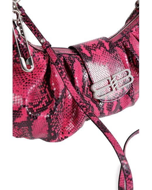 Balenciaga Purple Pamela Medium Shoulder Bag