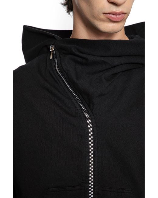 Rick Owens Black Concordians Mountain Hoodie for men
