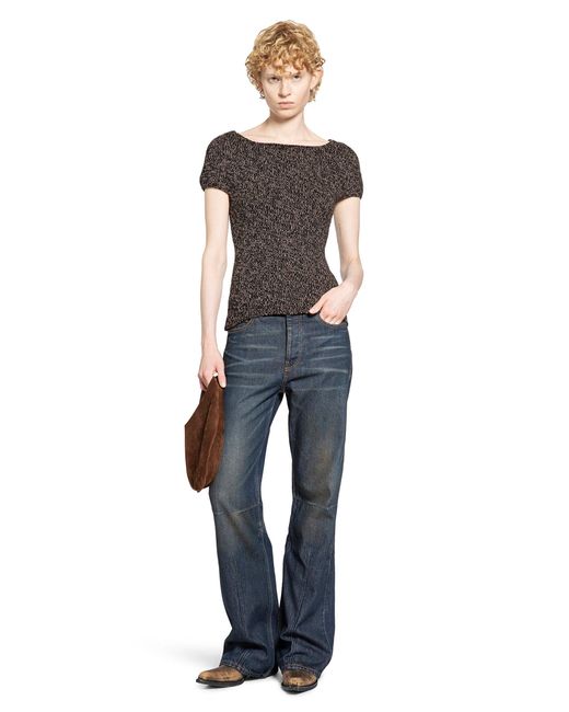Our Legacy Blue Moto Cut Jeans