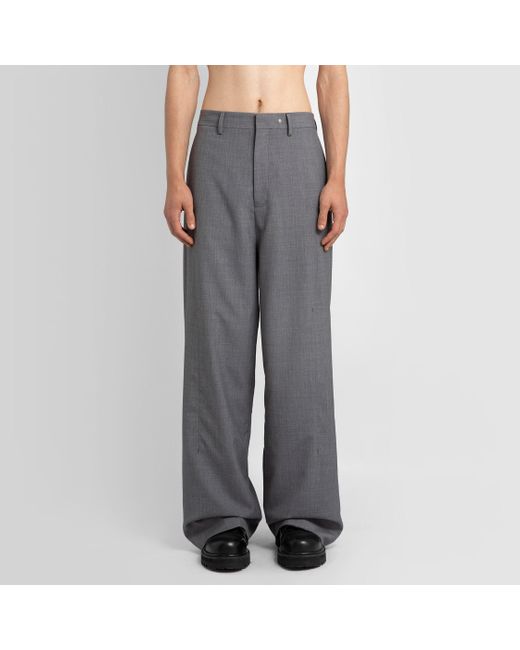 Karmuel Young Gray Trousers for men