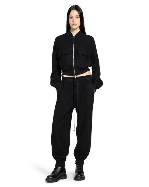 Thom Krom Black Wool Sweatpants