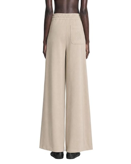 Max Mara Natural Technical Jersey Barrel Leg Trousers